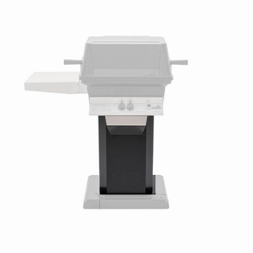PGS Aluminum Black Powder Coated Pedestal for "A" Series Gas Grills AB PEDStainless steel BBQ tool set
