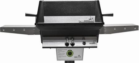 PGS Grills T Series 26-Inch Cast Aluminum Black Gas Grill with 1 Hour Gas Timer - T40 professional outdoor BBQ grill set