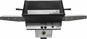 PGS Grills T Series 26-Inch Cast Aluminum Black Gas Grill with 1 Hour Gas Timer - T40 professional outdoor BBQ grill set