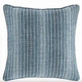 Phoenix Indigo Indoor/Outdoor Decorative Pillow Coverwaterproof outdoor throw pillow