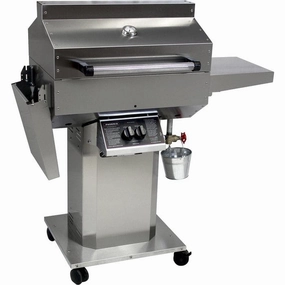 Phoenix Portable 53" Fabricated Stainless Steel Freestanding Grill SDRIVDD professional outdoor BBQ grill set