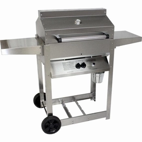 Phoenix Portable 54" Fabricated Stainless Steel Freestanding Grill SDRIV4LDD professional outdoor BBQ grill set