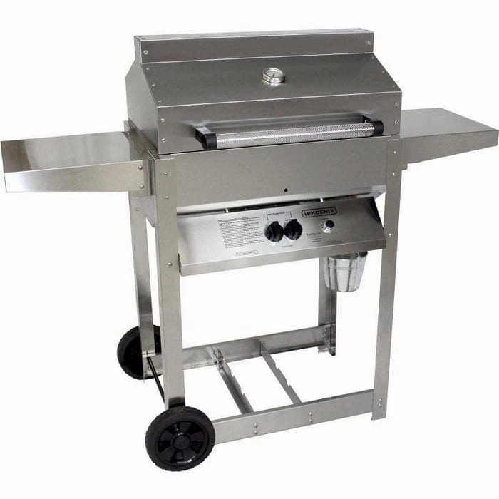 Phoenix Portable 54" Fabricated Stainless Steel Freestanding Grill SDRIV4LDD professional outdoor BBQ grill set