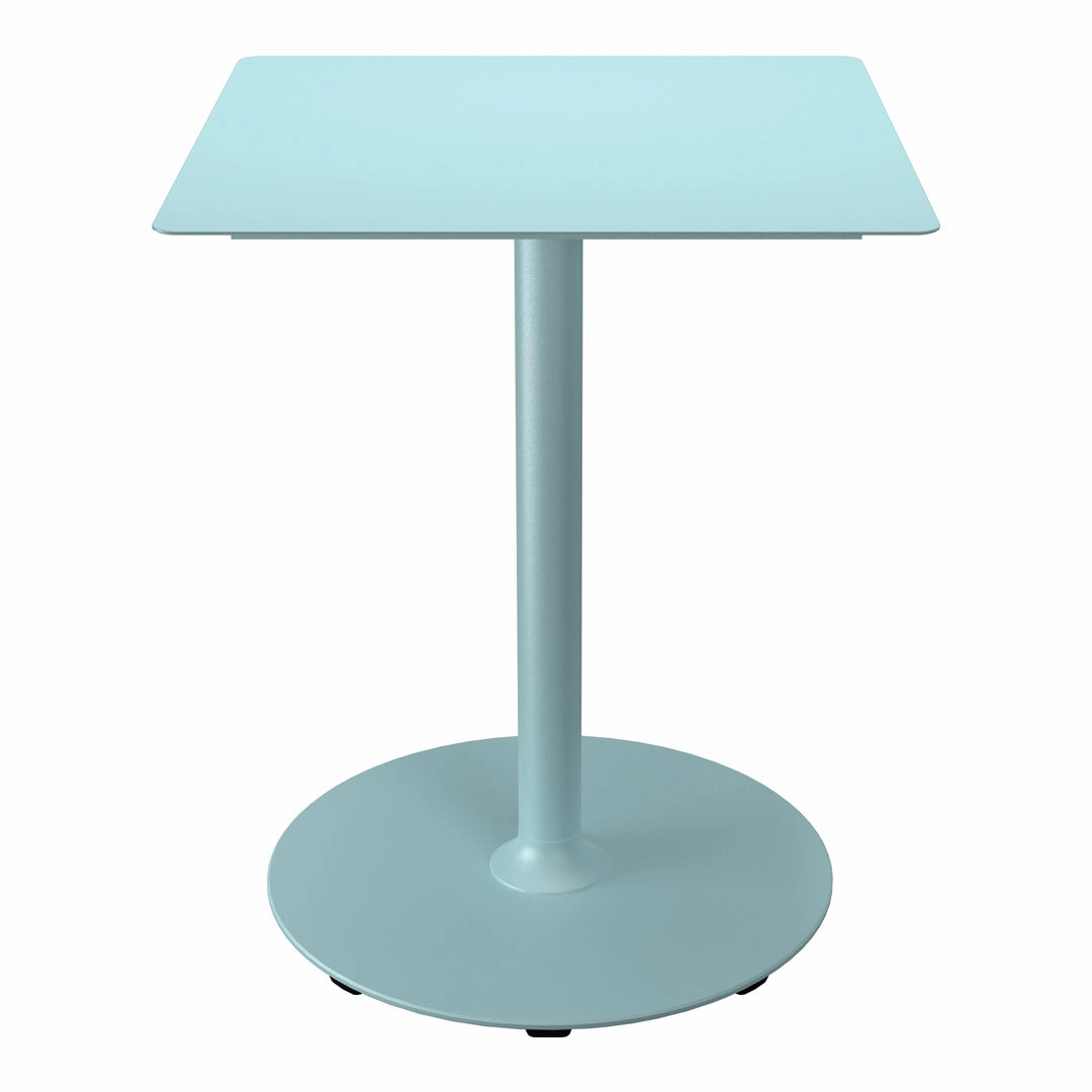 PICO Outdoor Caf Table w/ Round Base - Square