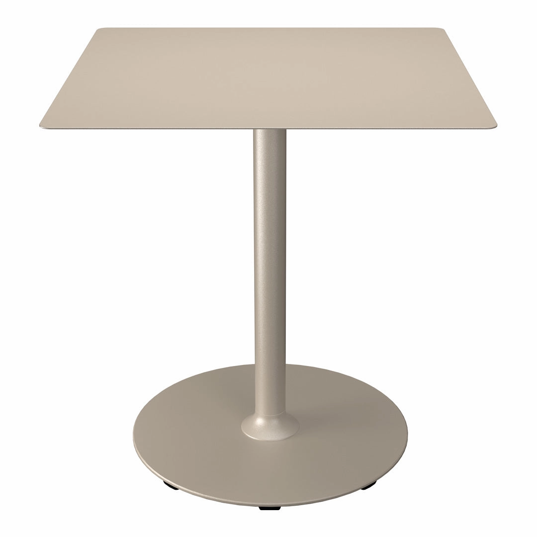 PICO Outdoor Caf Table w/ Round Base - Square