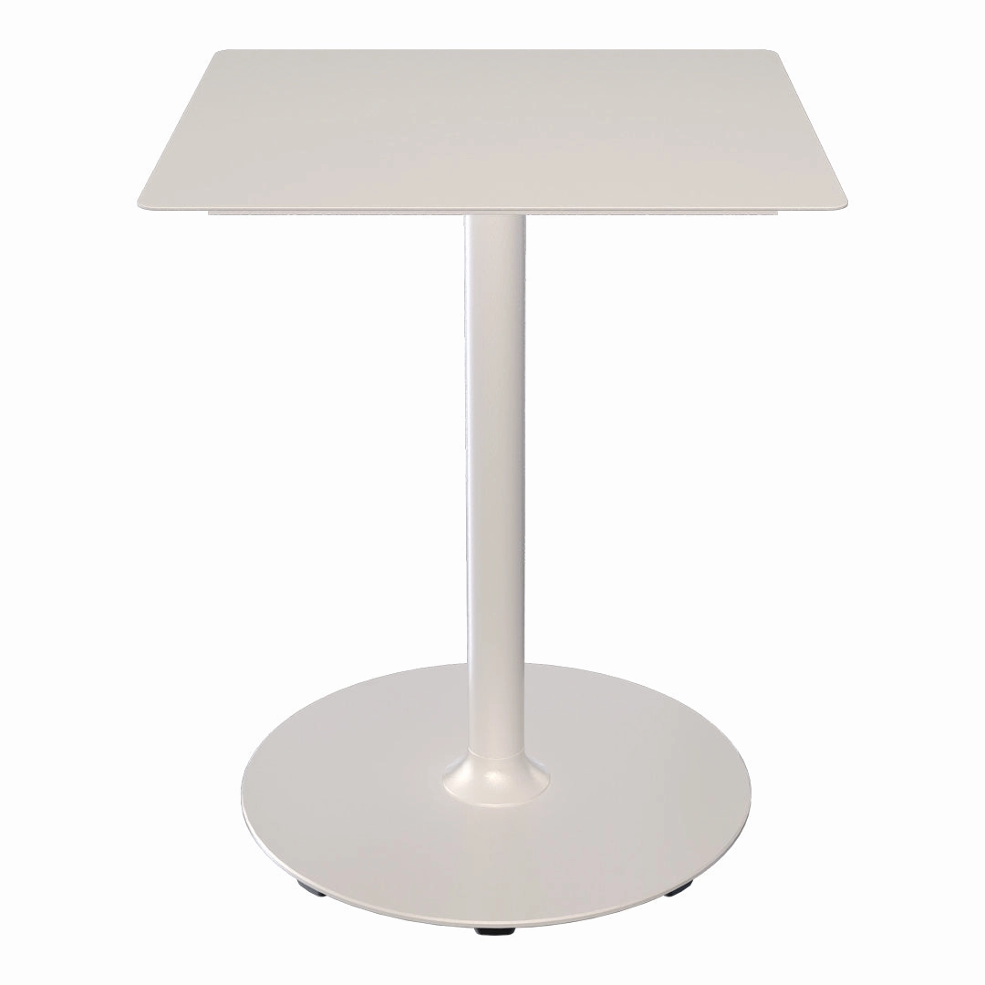PICO Outdoor Caf Table w/ Round Base - Square