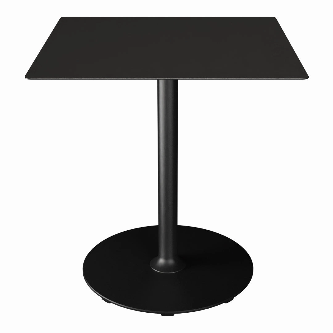 PICO Outdoor Caf Table w/ Round Base - Square
