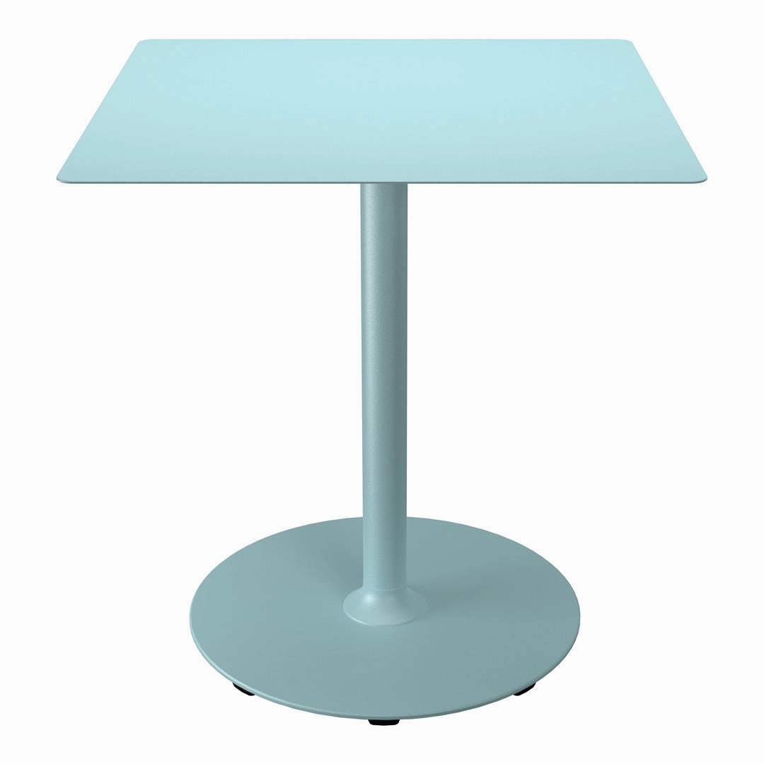 PICO Outdoor Caf Table w/ Round Base - Square