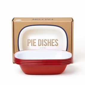 Pie Dishes (Set of 4) heavy-duty garden utility cart with handle