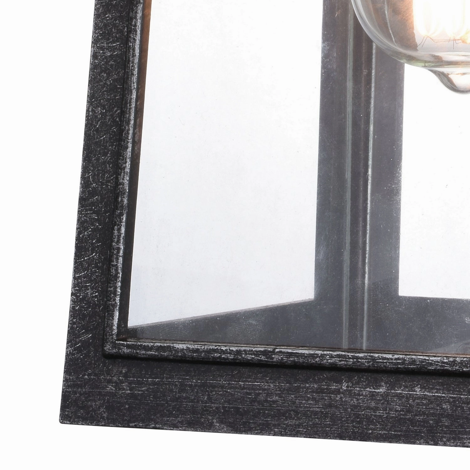 Pilsen One Light Outdoor Wall Mount Brushed Charcoal