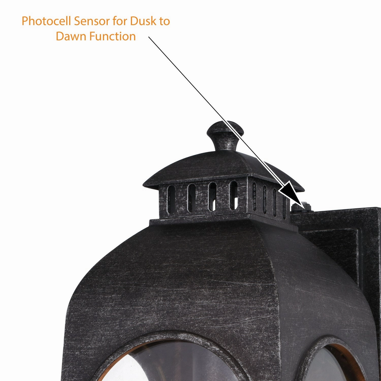 Pilsen One Light Outdoor Wall Mount Brushed Charcoal