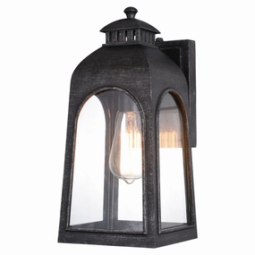 Pilsen One Light Outdoor Wall Mount Brushed CharcoalOutdoor wall sconces with motion sensor