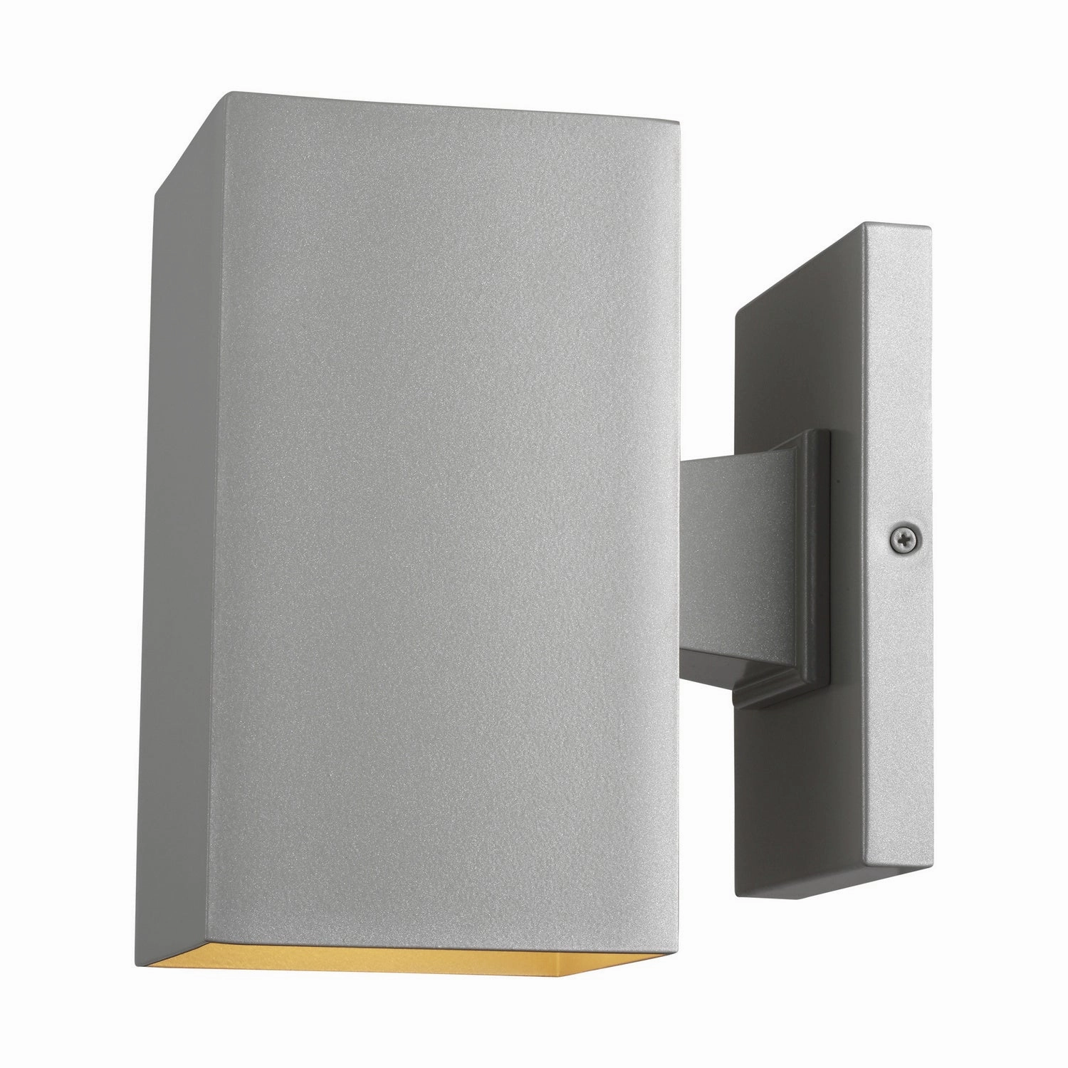 Pohl One Light Outdoor Wall Lantern Painted Brushed Nickel