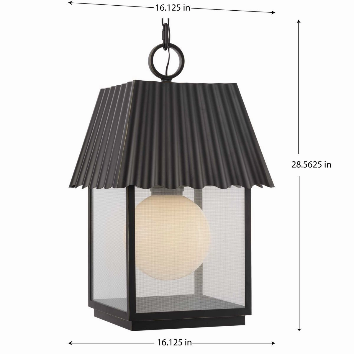 Point Dume - Hook Pond 1-Light Outdoor Pendant