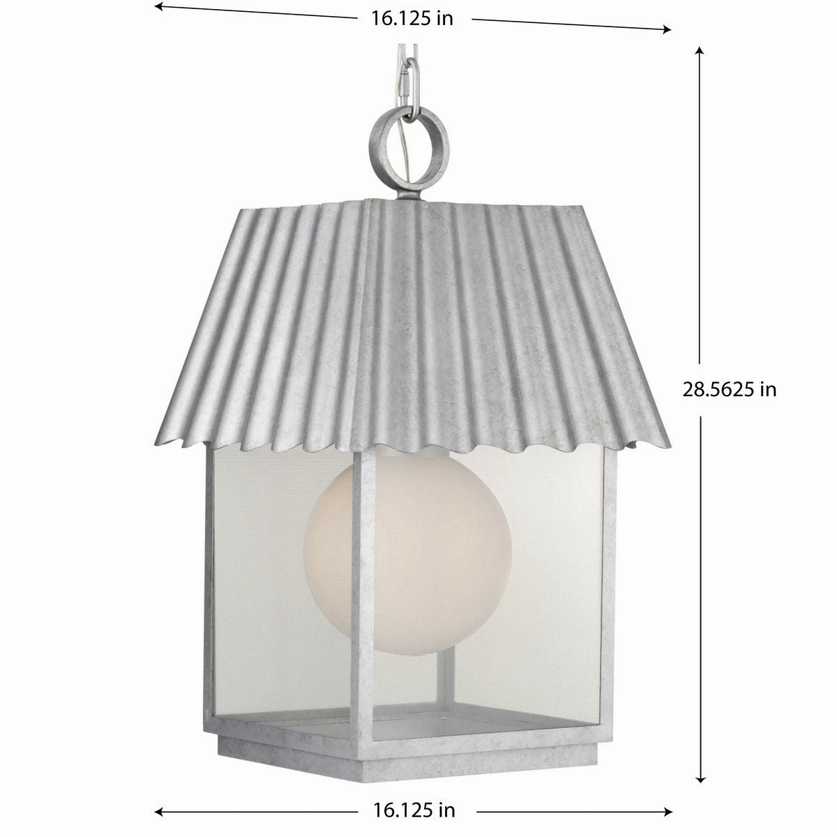 Point Dume - Hook Pond 1-Light Outdoor Pendant