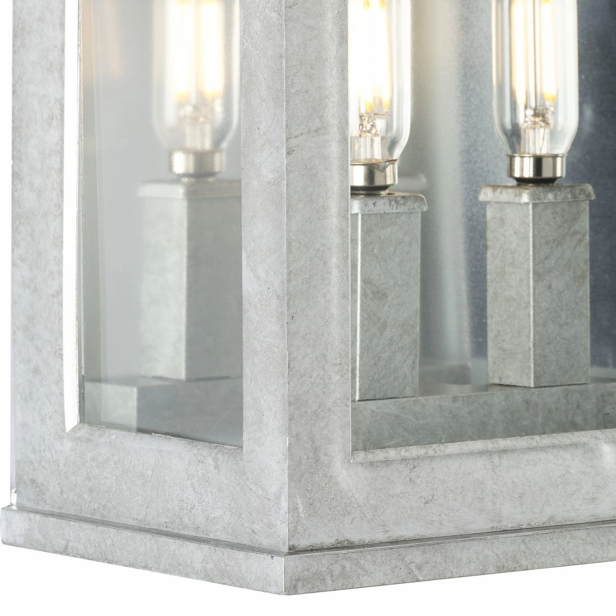 Point Dume-Seamoor Two Light Outdoor Wall Lantern Galvanized Finish