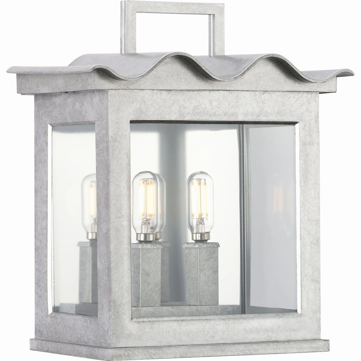 Point Dume-Seamoor Two Light Outdoor Wall Lantern Galvanized Finish