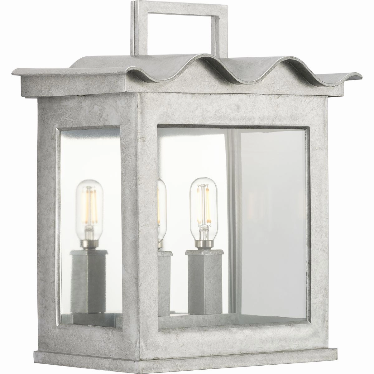 Point Dume-Seamoor Two Light Outdoor Wall Lantern Galvanized Finish