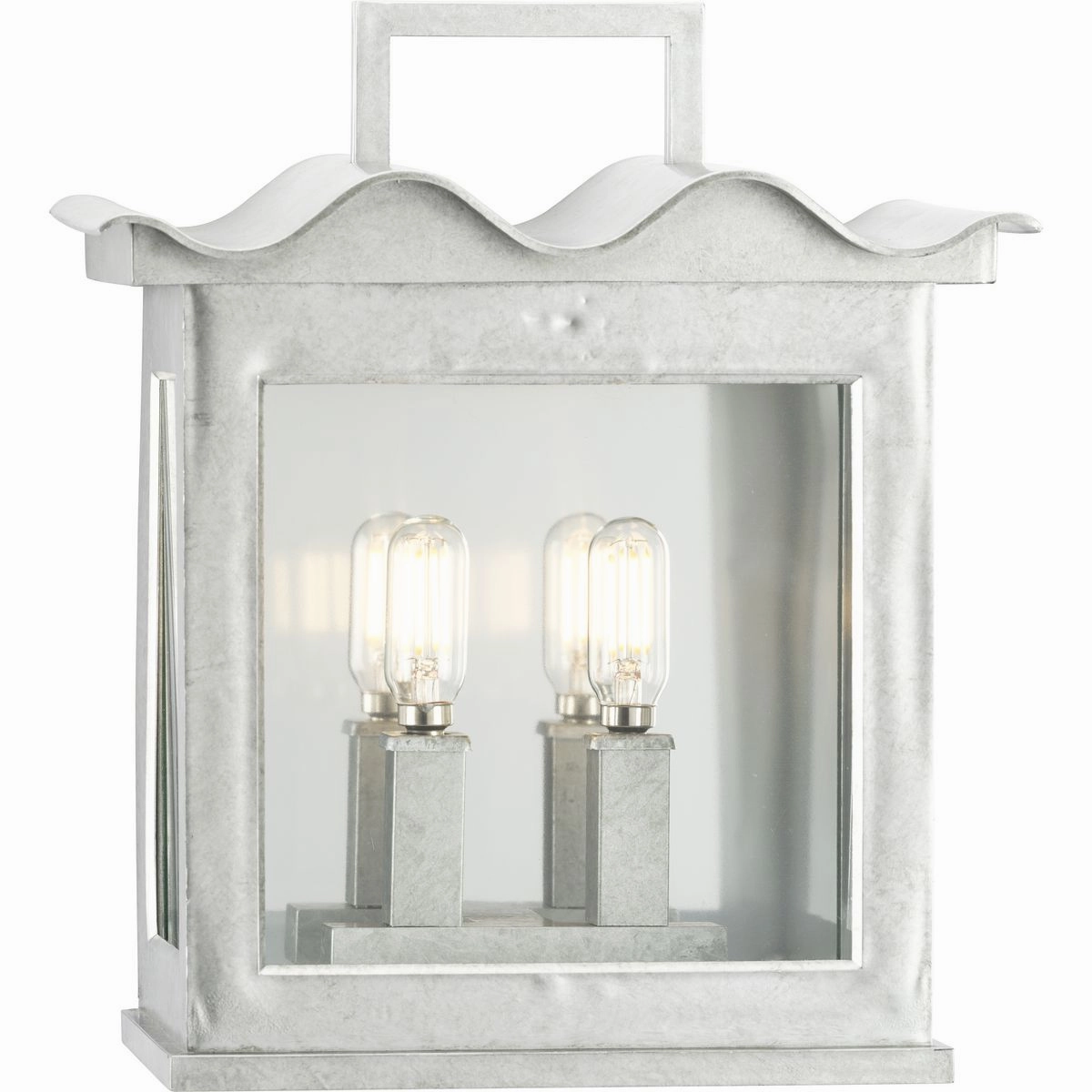 Point Dume-Seamoor Two Light Outdoor Wall Lantern Galvanized Finish