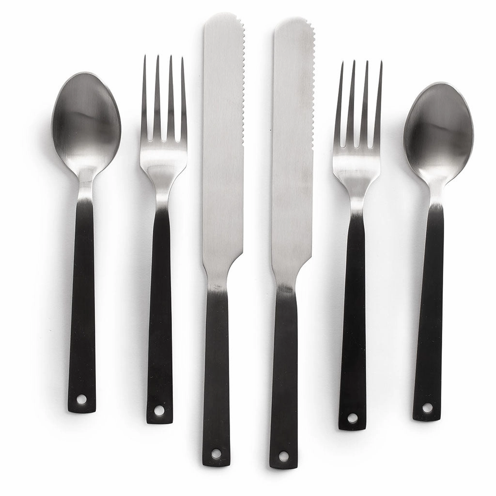 Polished Flatware | Set of 2Portable camping cookware set