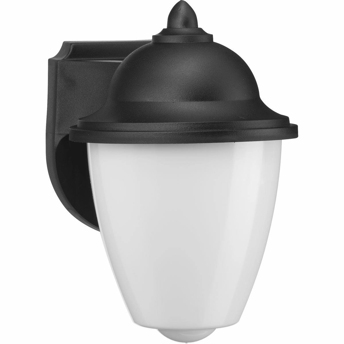 Polycarbonate Outdoor One Light Wall Lantern Black
