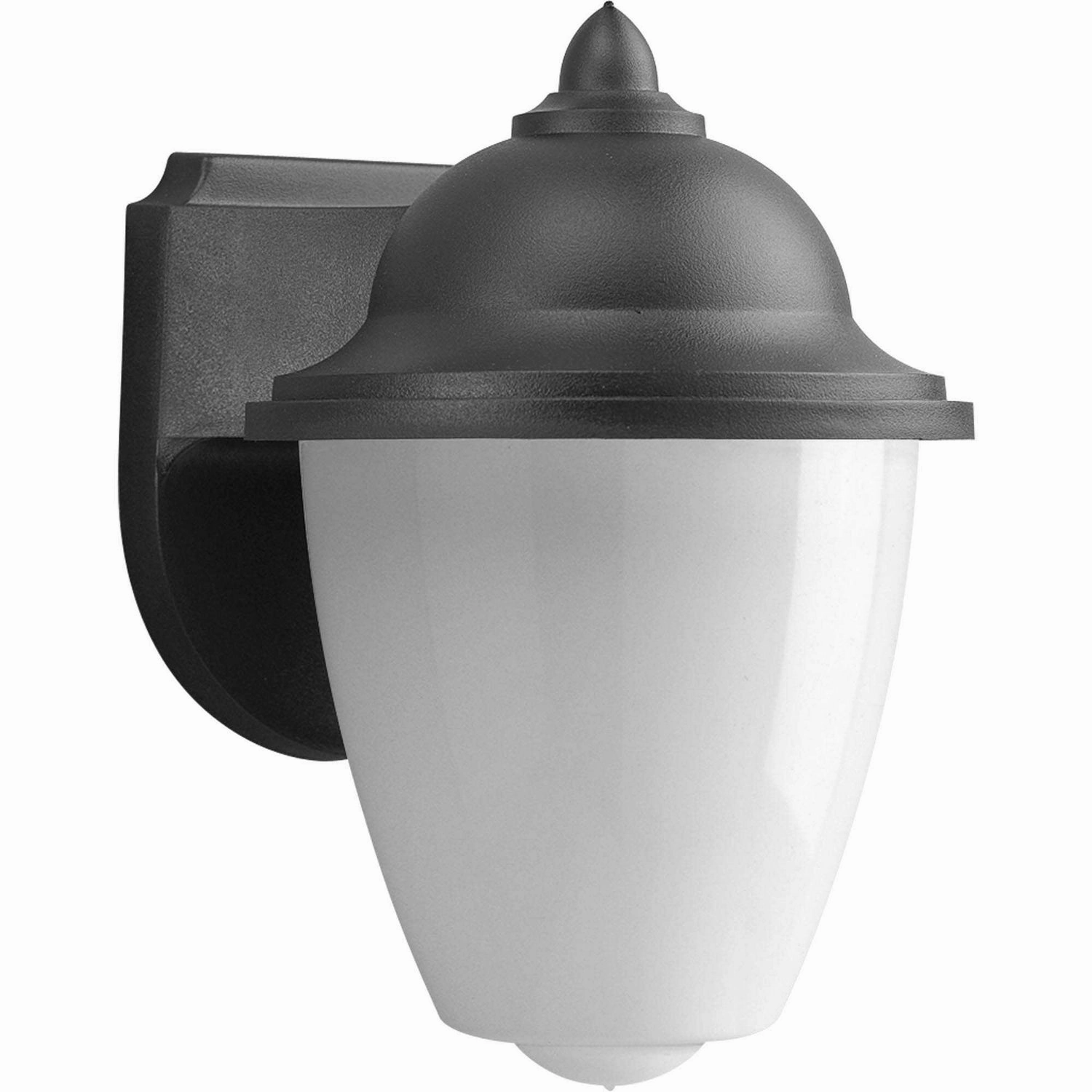 Polycarbonate Outdoor One Light Wall Lantern Black