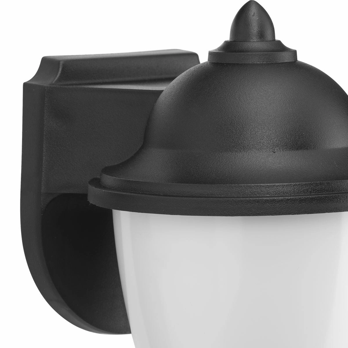 Polycarbonate Outdoor One Light Wall Lantern Black