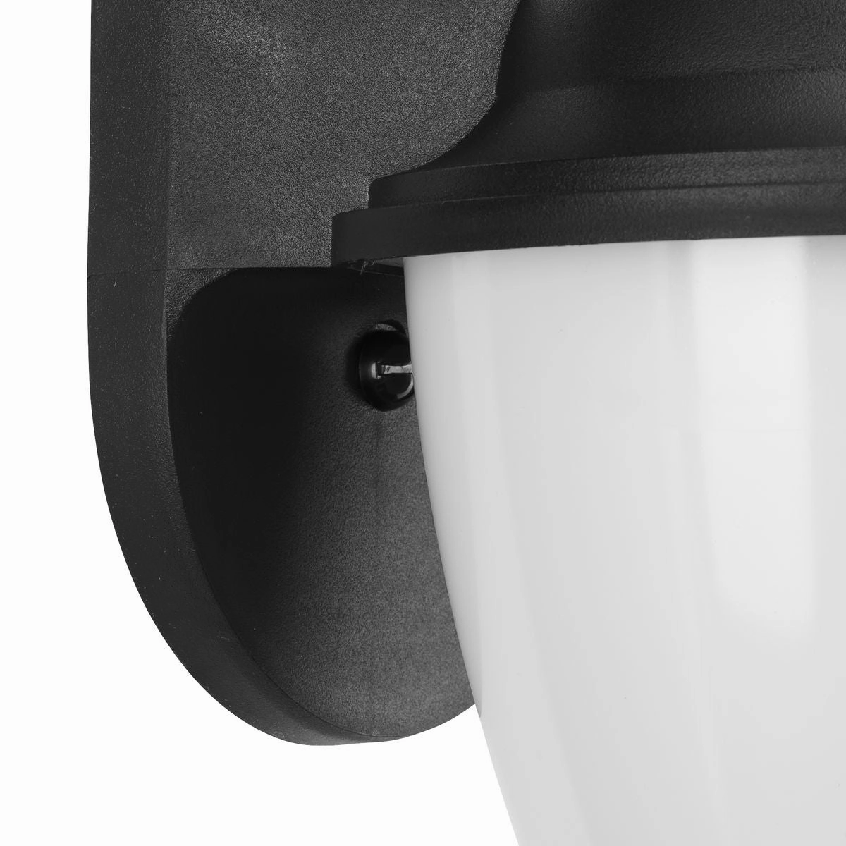 Polycarbonate Outdoor One Light Wall Lantern Black