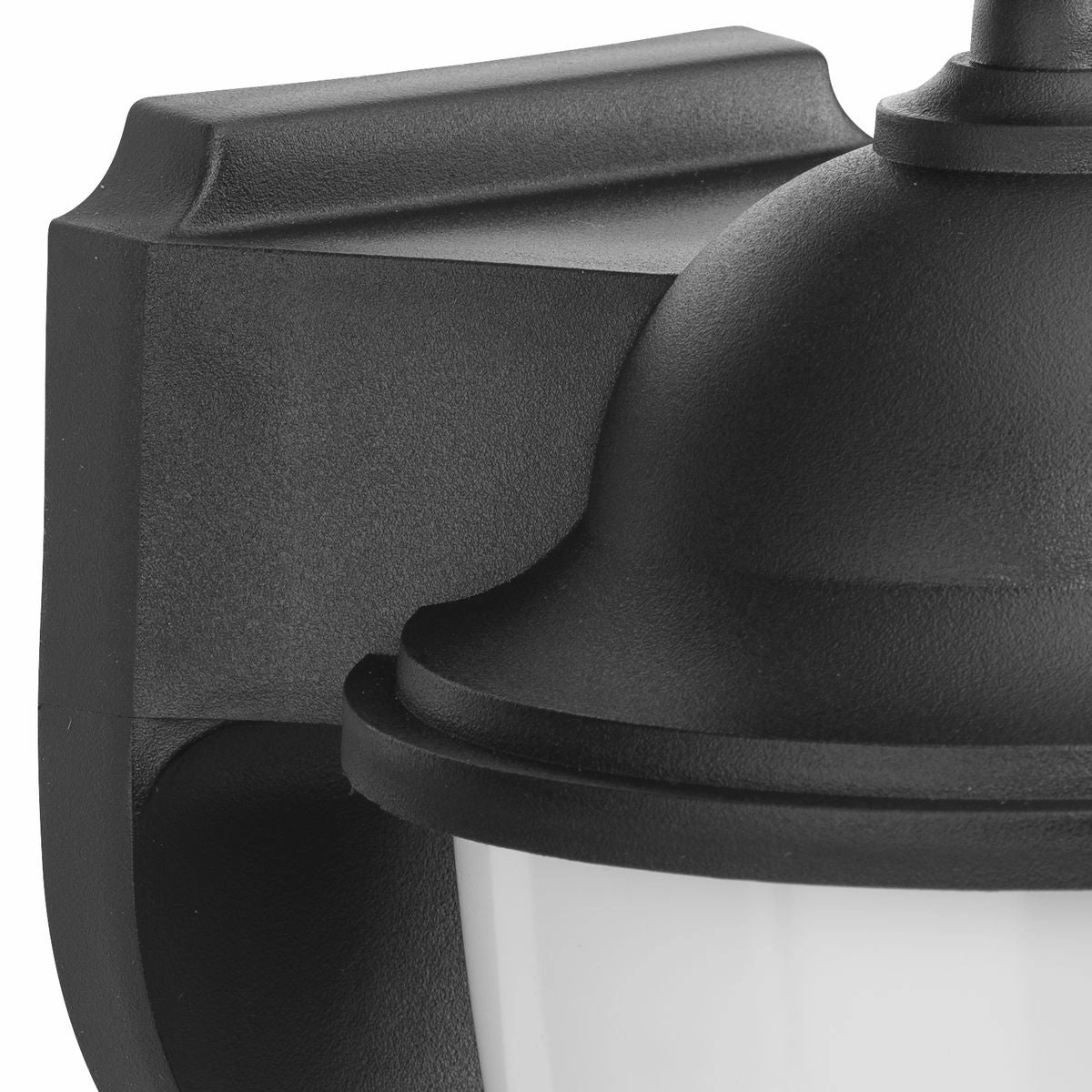 Polycarbonate Outdoor One Light Wall Lantern Black