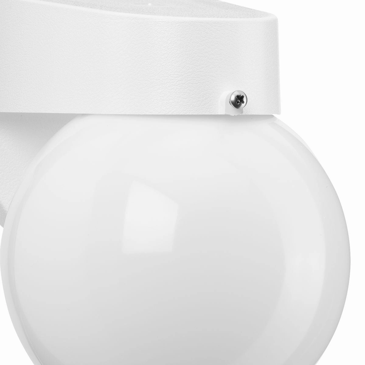 Polycarbonate Outdoor One Light Wall Lantern White