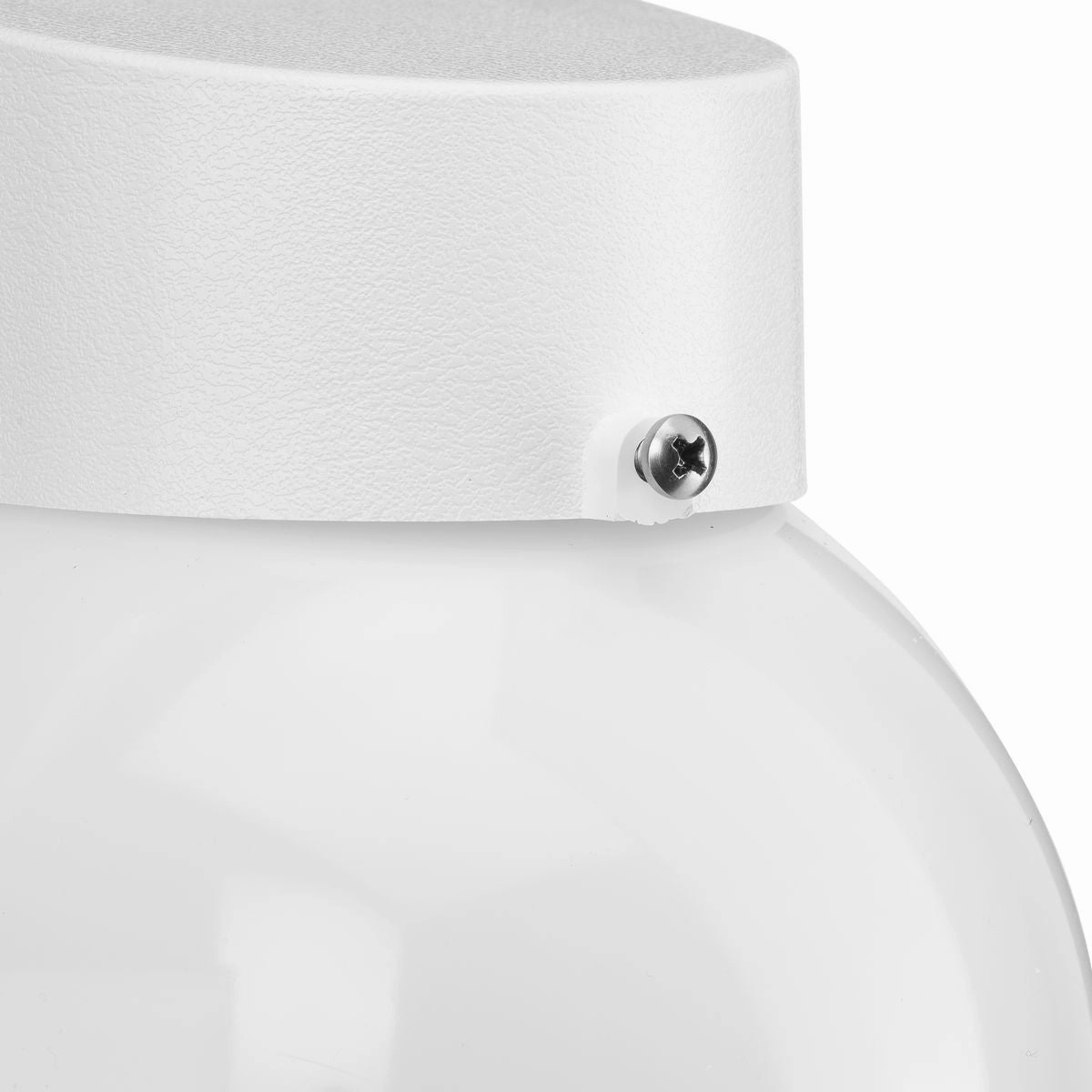 Polycarbonate Outdoor One Light Wall Lantern White