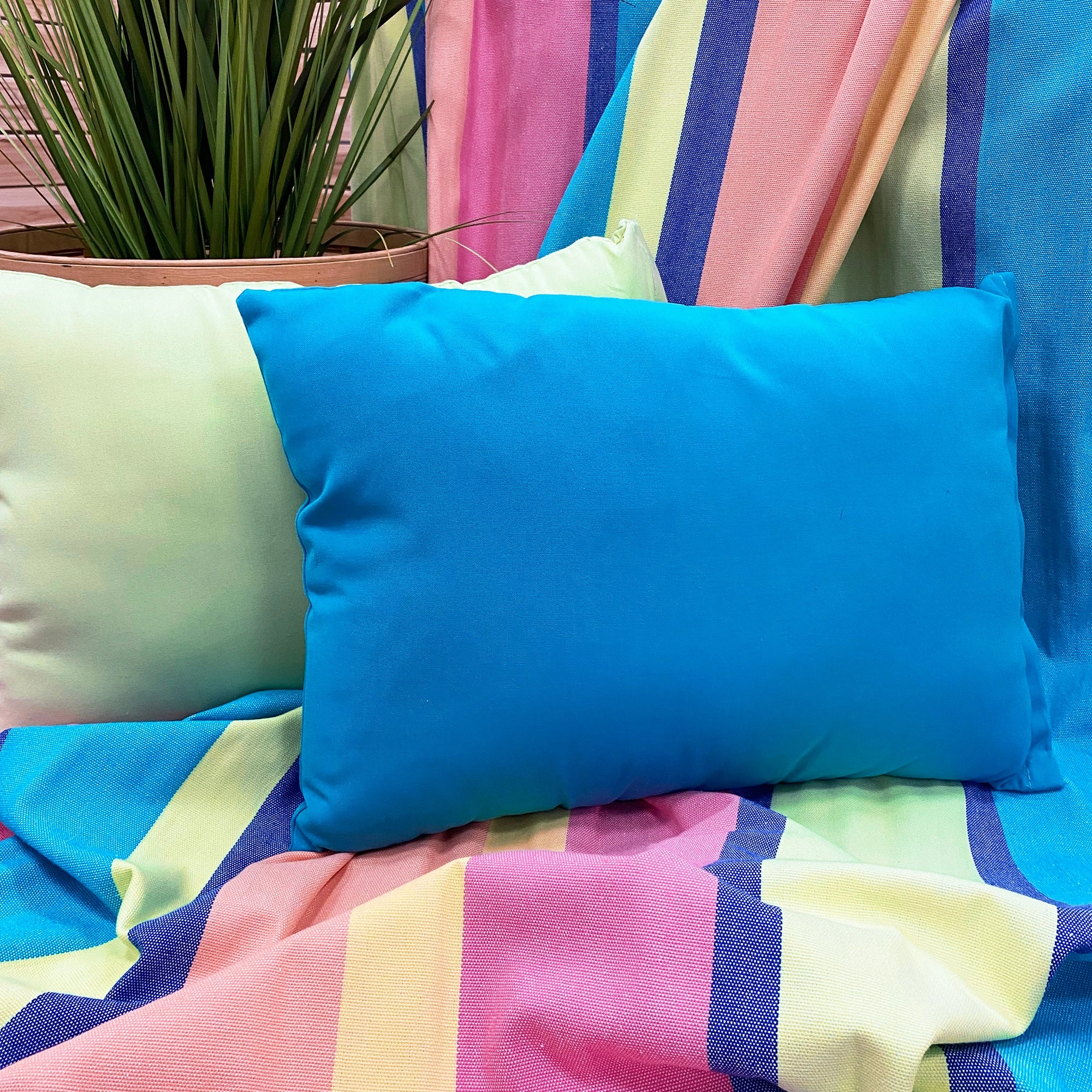 Polyester Pillow (20in/50cm) - True Turquoise
