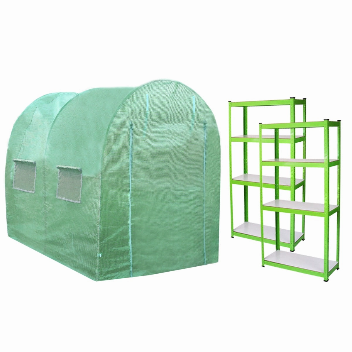 Polytunnel 25mm 4m x 2m with Racking professional grade gardening tool kit