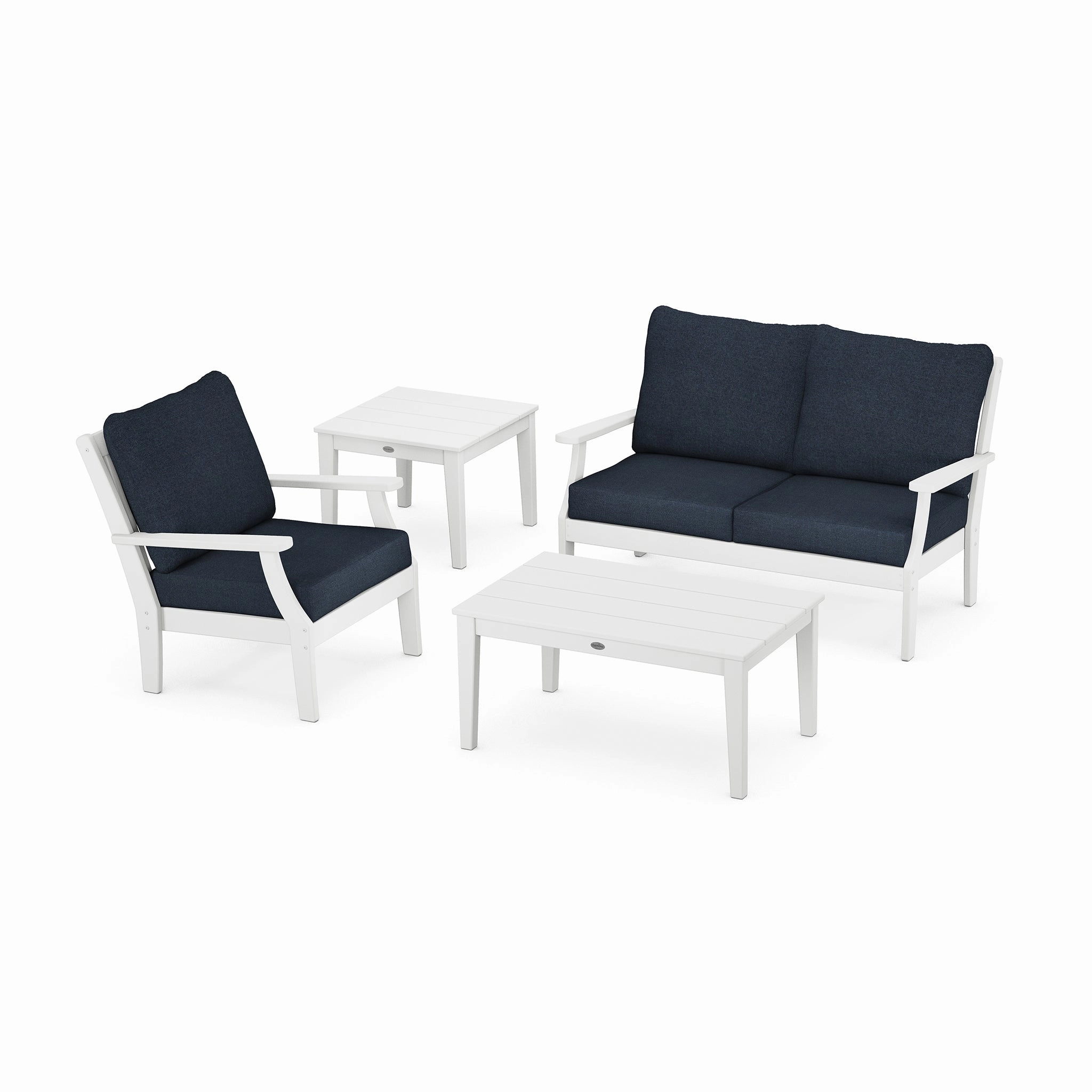 POLYWOOD Braxton 4-Piece Deep Seating Set
