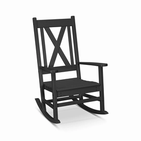 POLYWOOD Braxton Porch Rocking Chairoutdoor rocking chair for porch or garden
