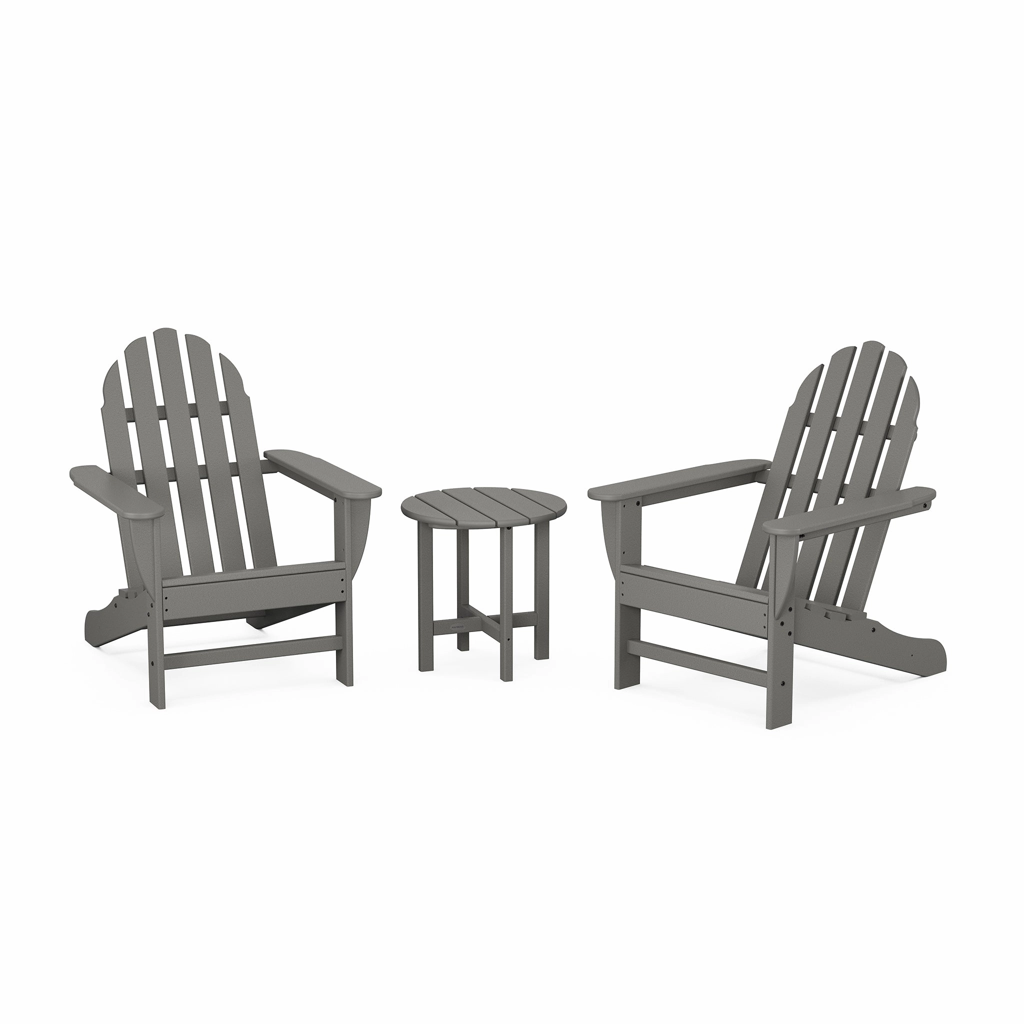 POLYWOOD Classic Adirondack 3-Piece Set