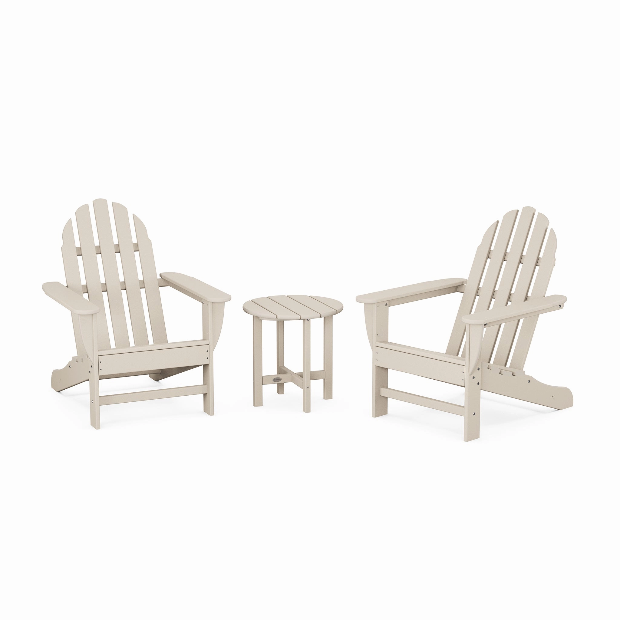 POLYWOOD Classic Adirondack 3-Piece Set