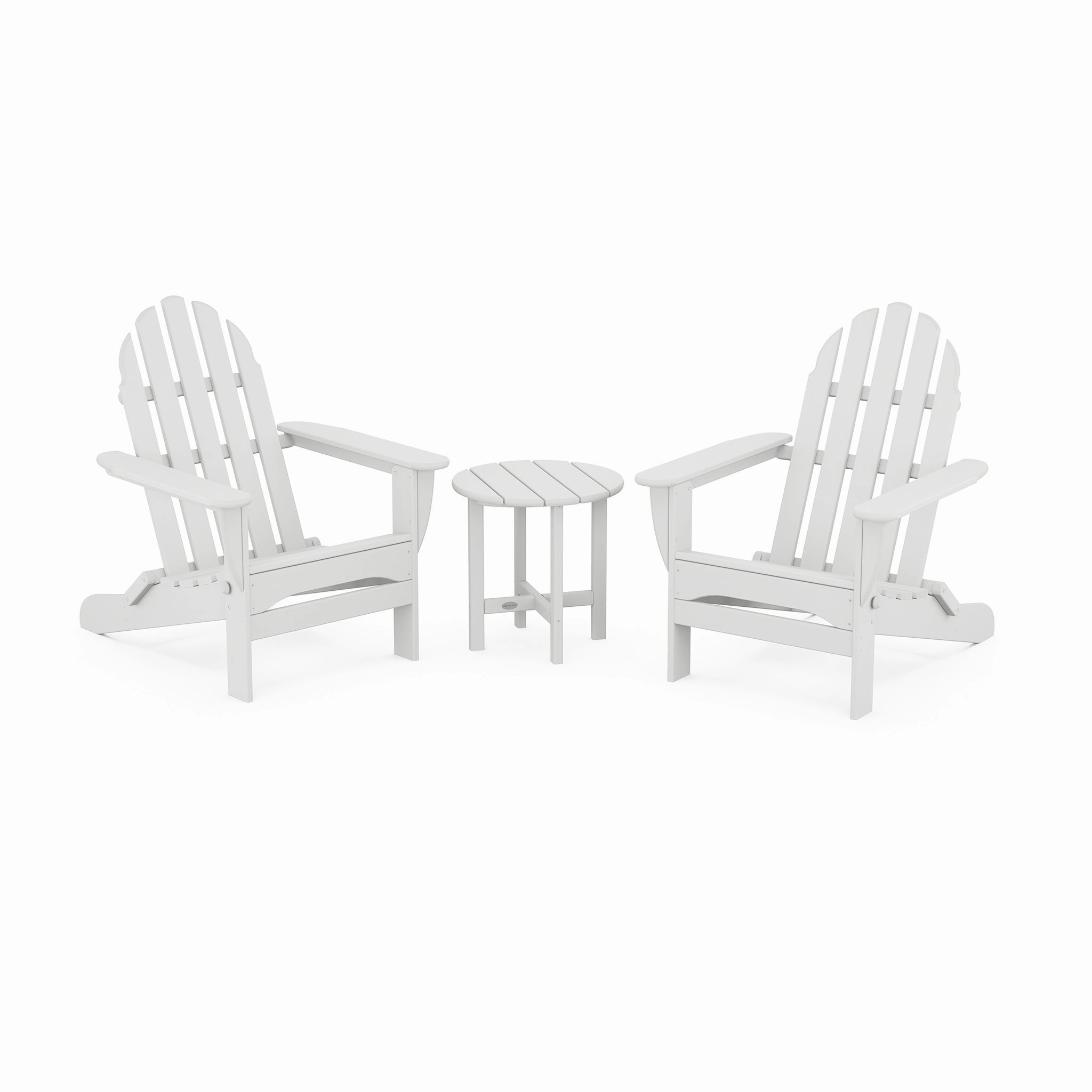 POLYWOOD Classic Folding Adirondack 3-Piece Set