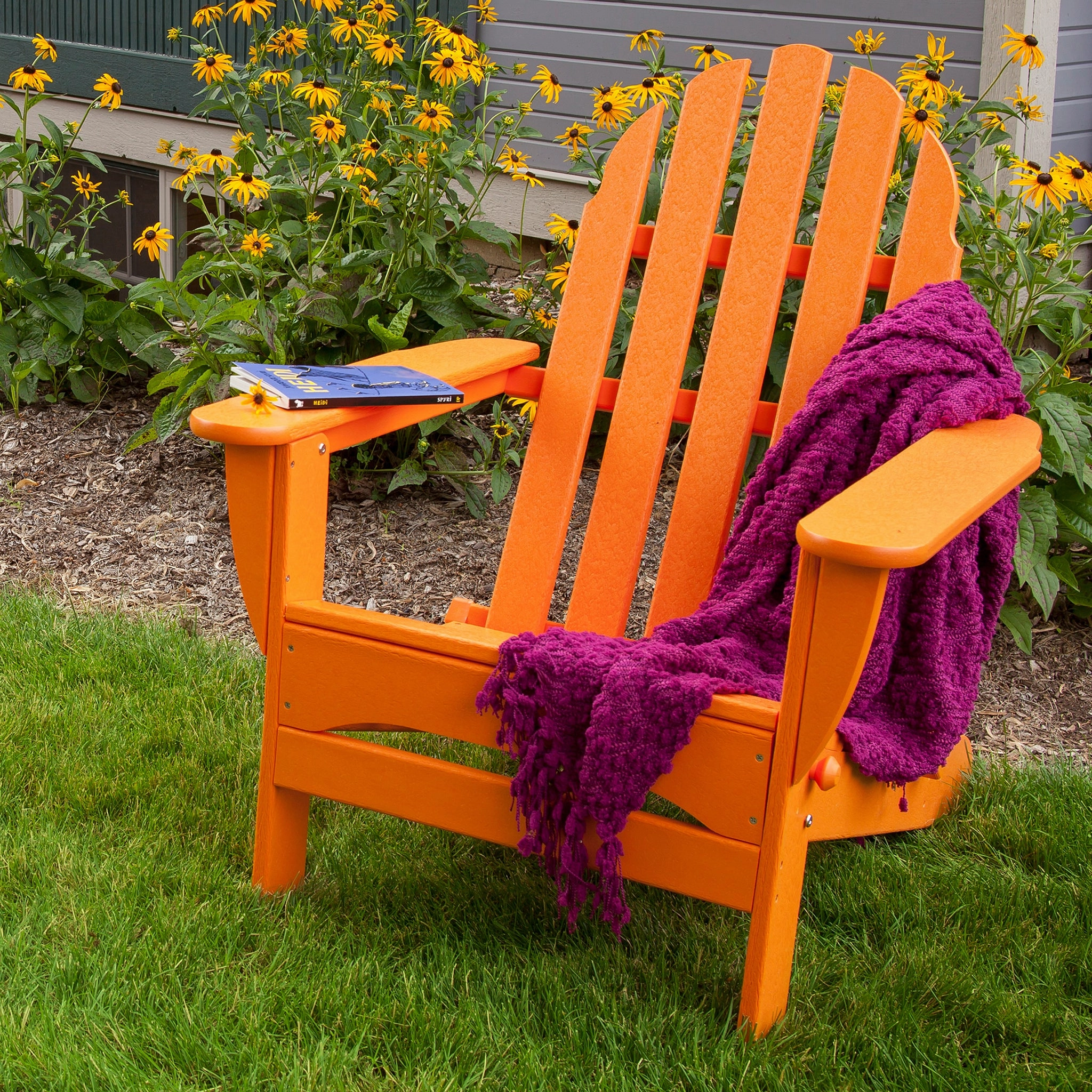 POLYWOOD Classic Folding Adirondack Chair