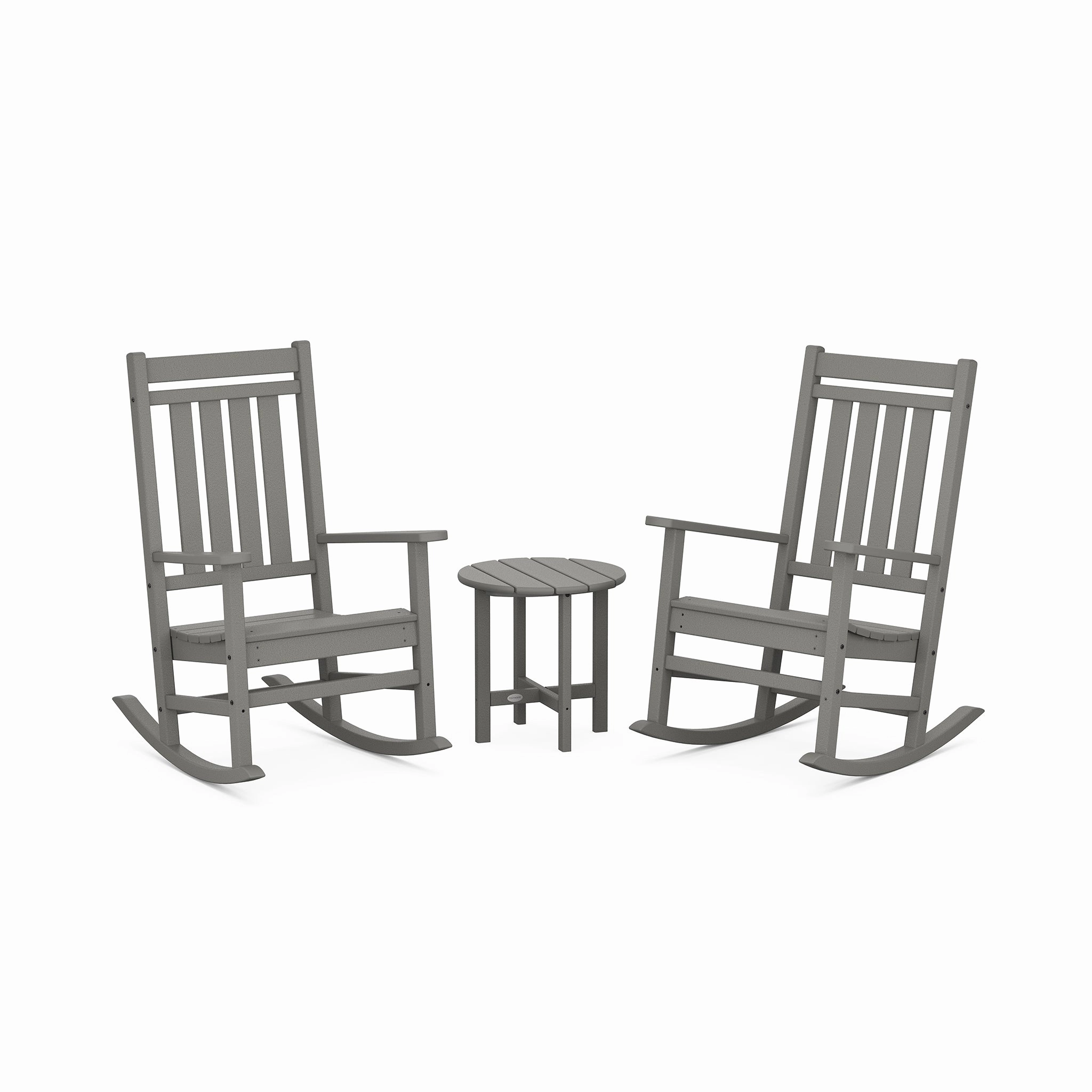 POLYWOOD Estate 3-Piece Rocking Chair Set