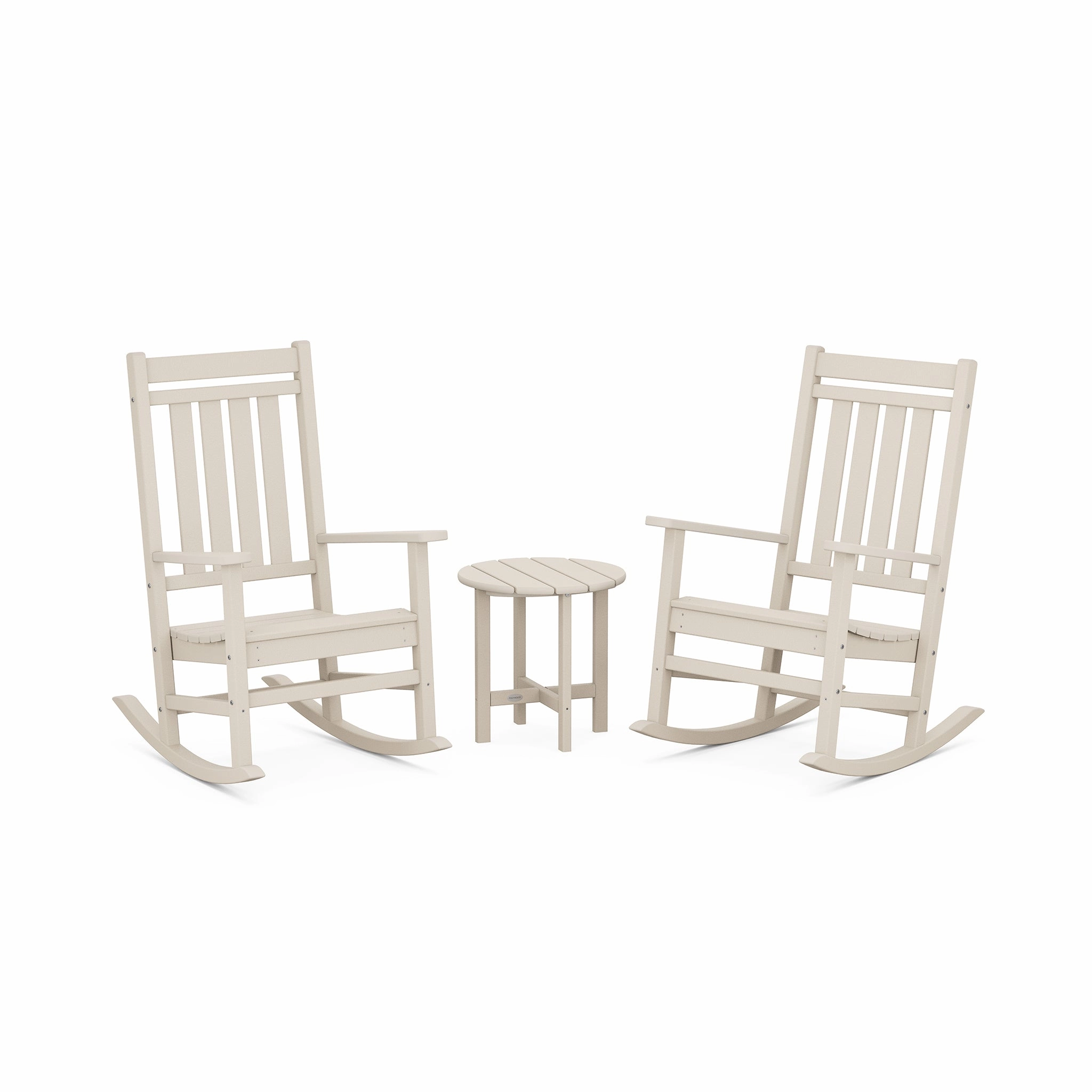 POLYWOOD Estate 3-Piece Rocking Chair Set