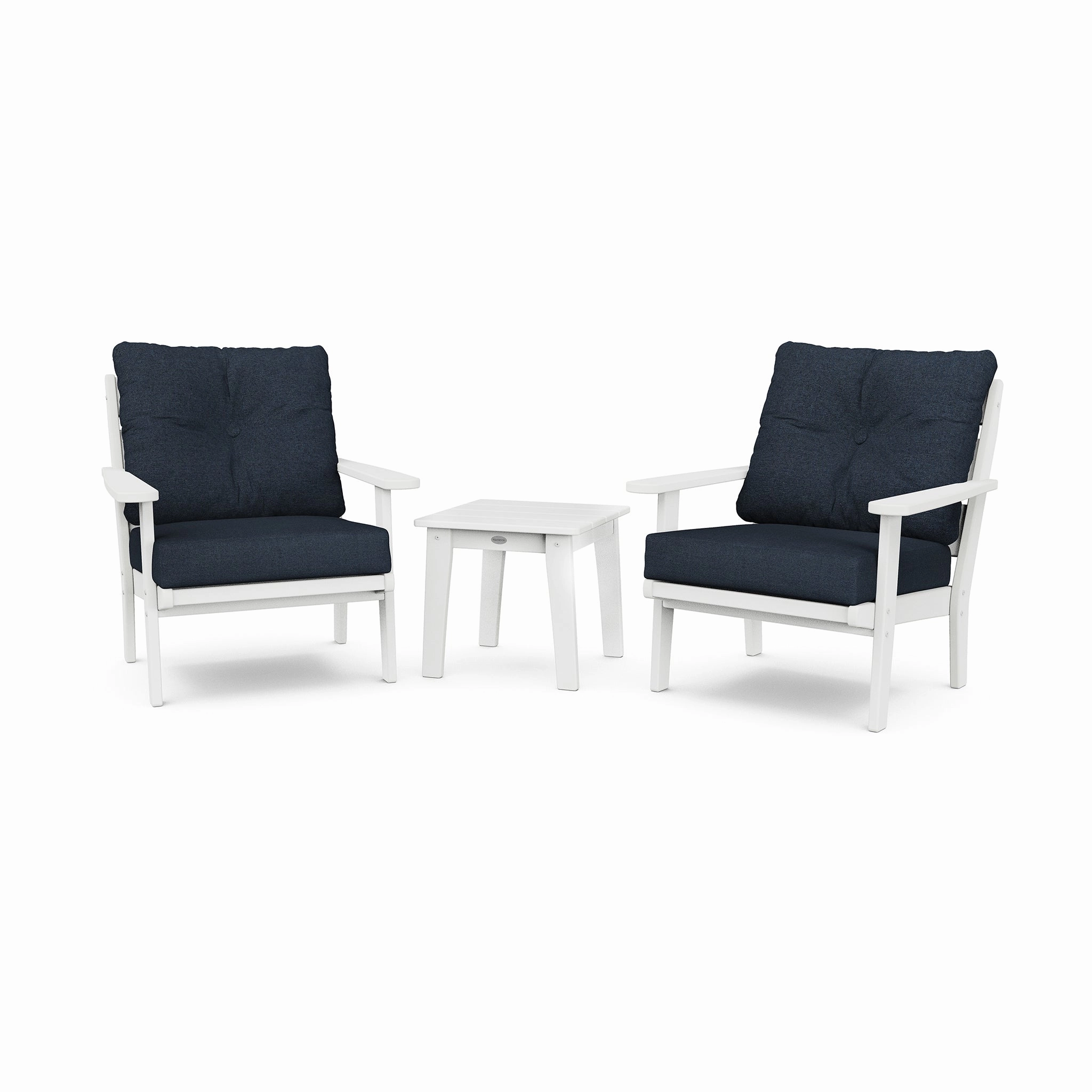 POLYWOOD Lakeside 3-Piece Deep Seating Chair Set
