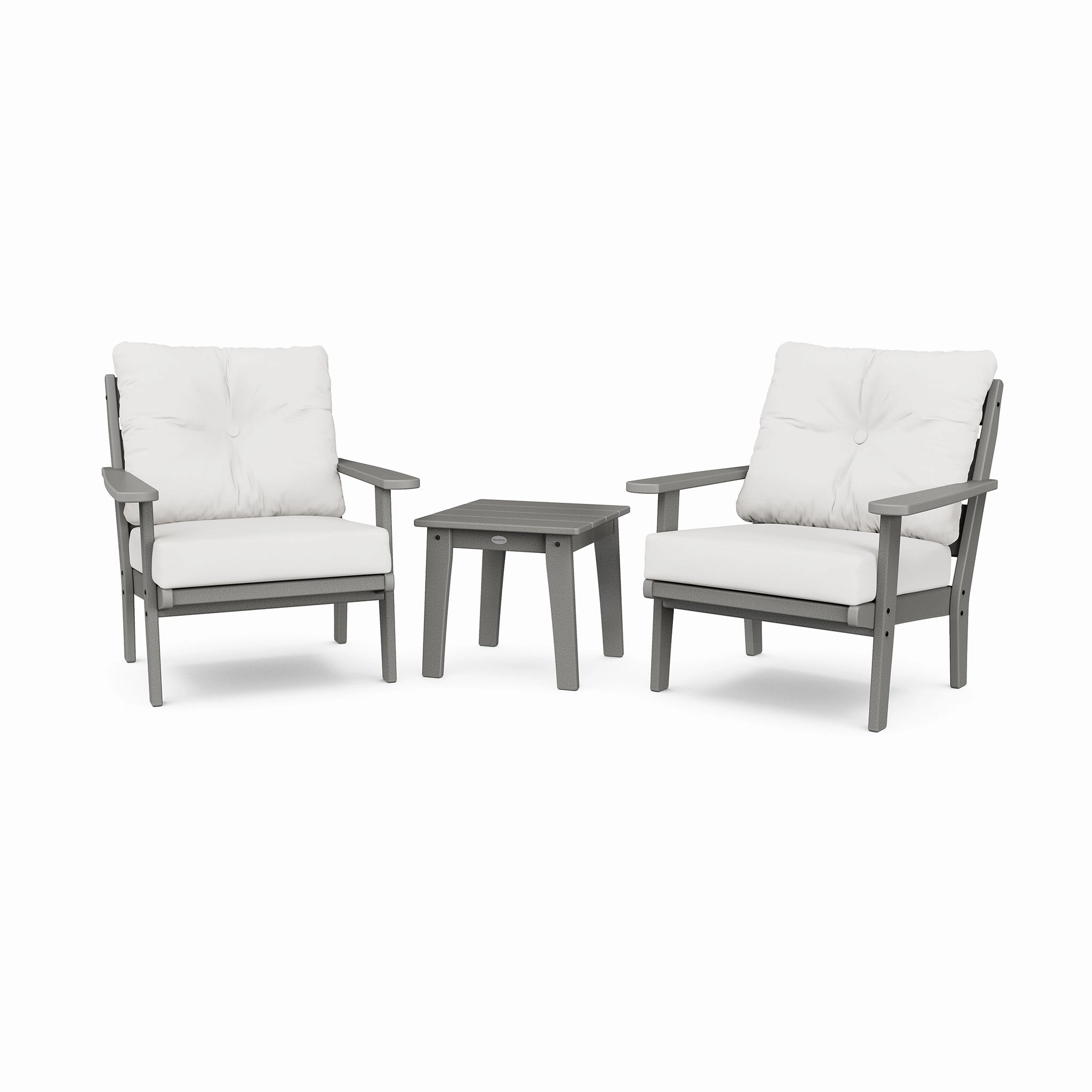 POLYWOOD Lakeside 3-Piece Deep Seating Chair Set