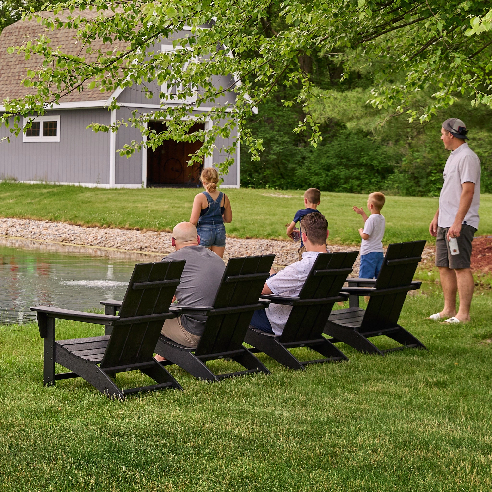 POLYWOOD Modern Adirondack Chair