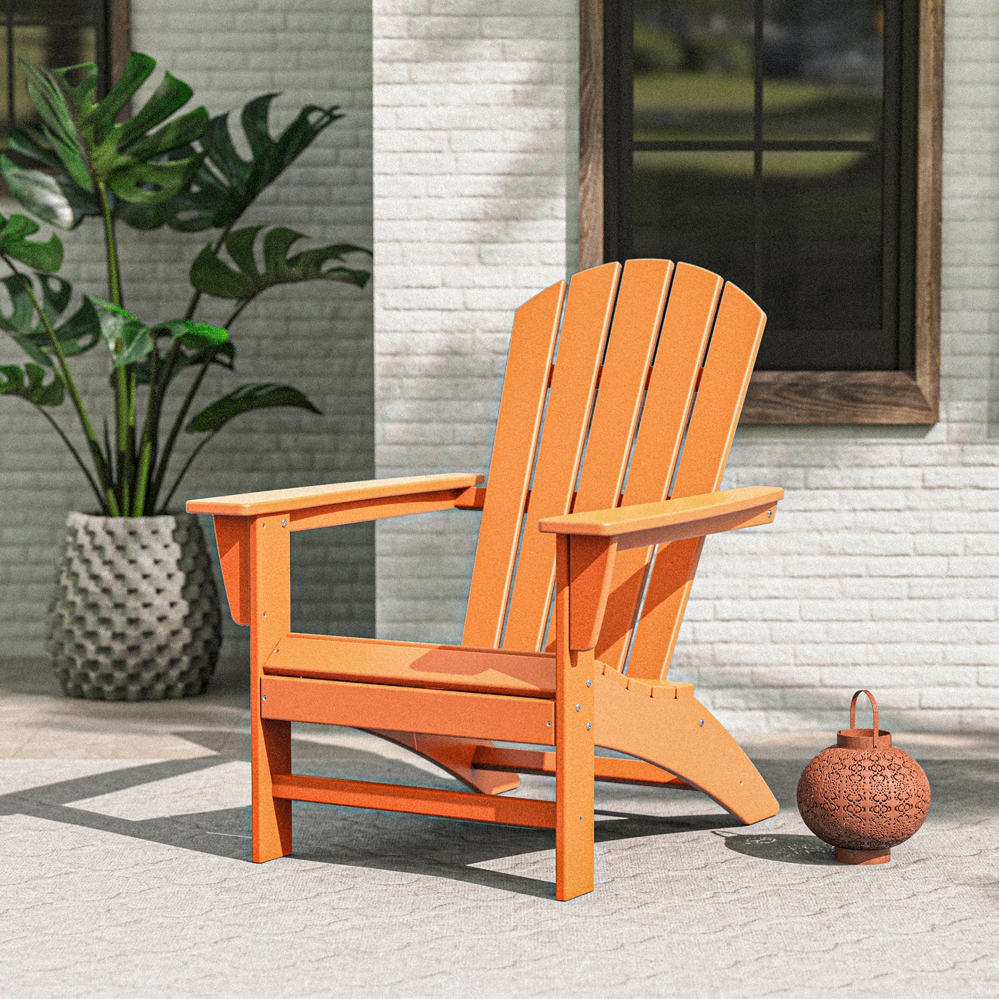 POLYWOOD Nautical Adirondack Chair