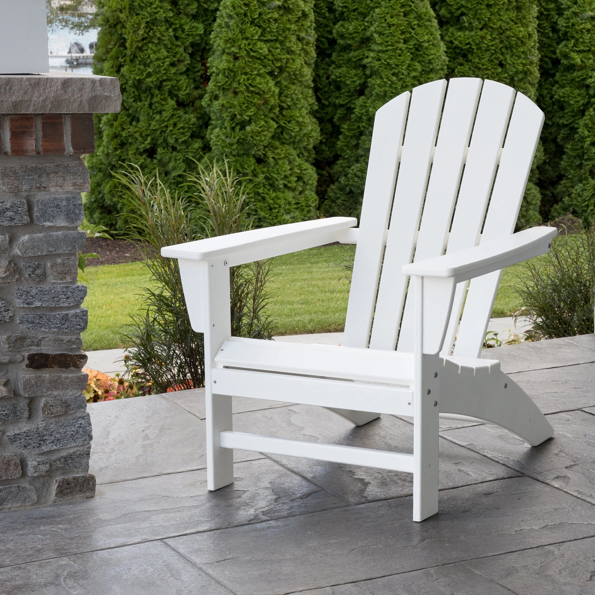 POLYWOOD Nautical Adirondack Chair
