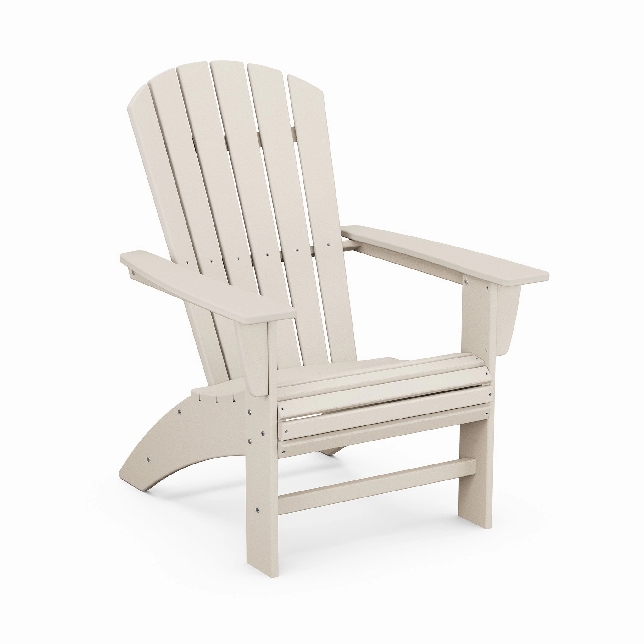 POLYWOOD Nautical Curveback Adirondack Chair