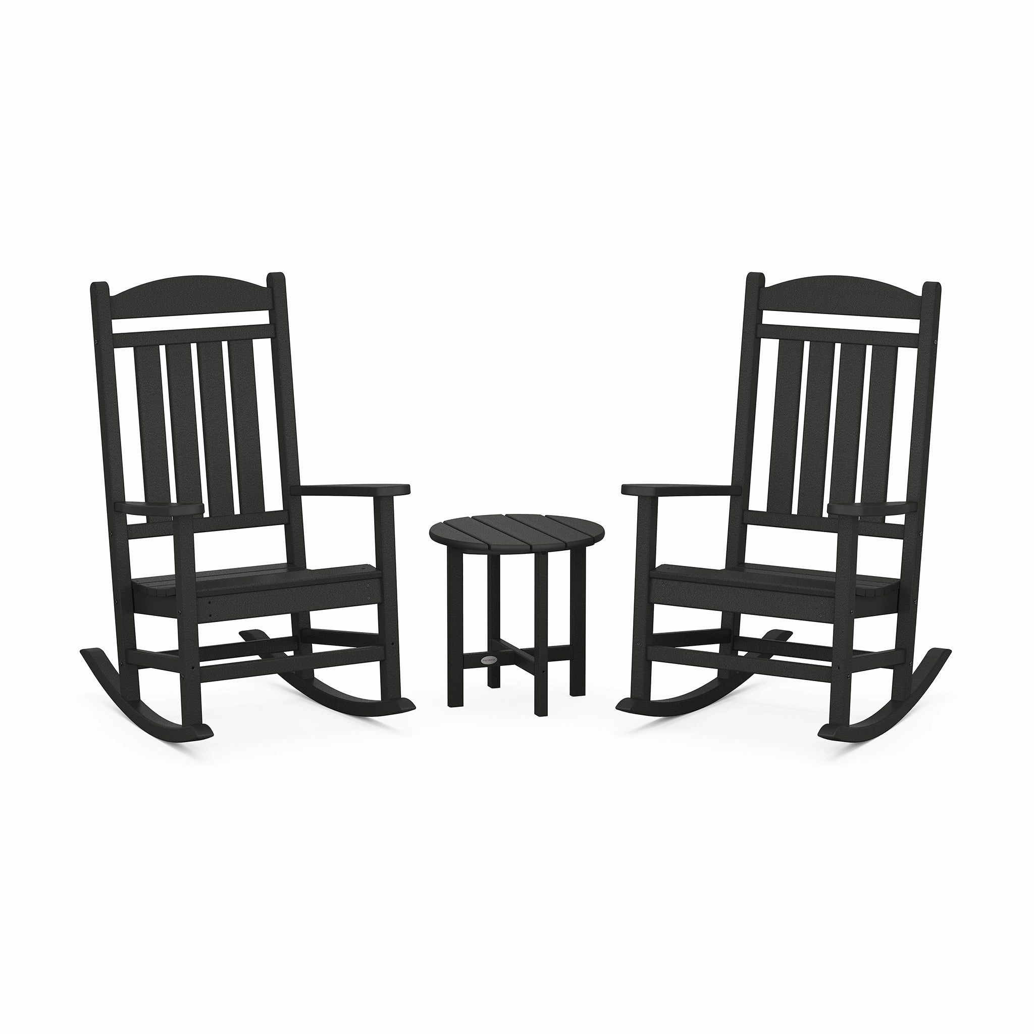 POLYWOOD Presidential 3-Piece Rocker SetAdirondack chair set with side table