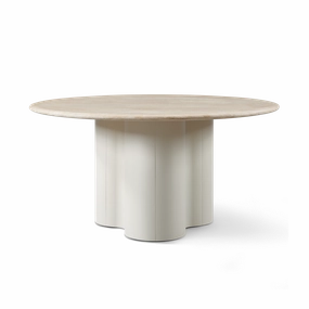 Porto Aluminum Round Dining Table 60"outdoor table for balcony or garden
