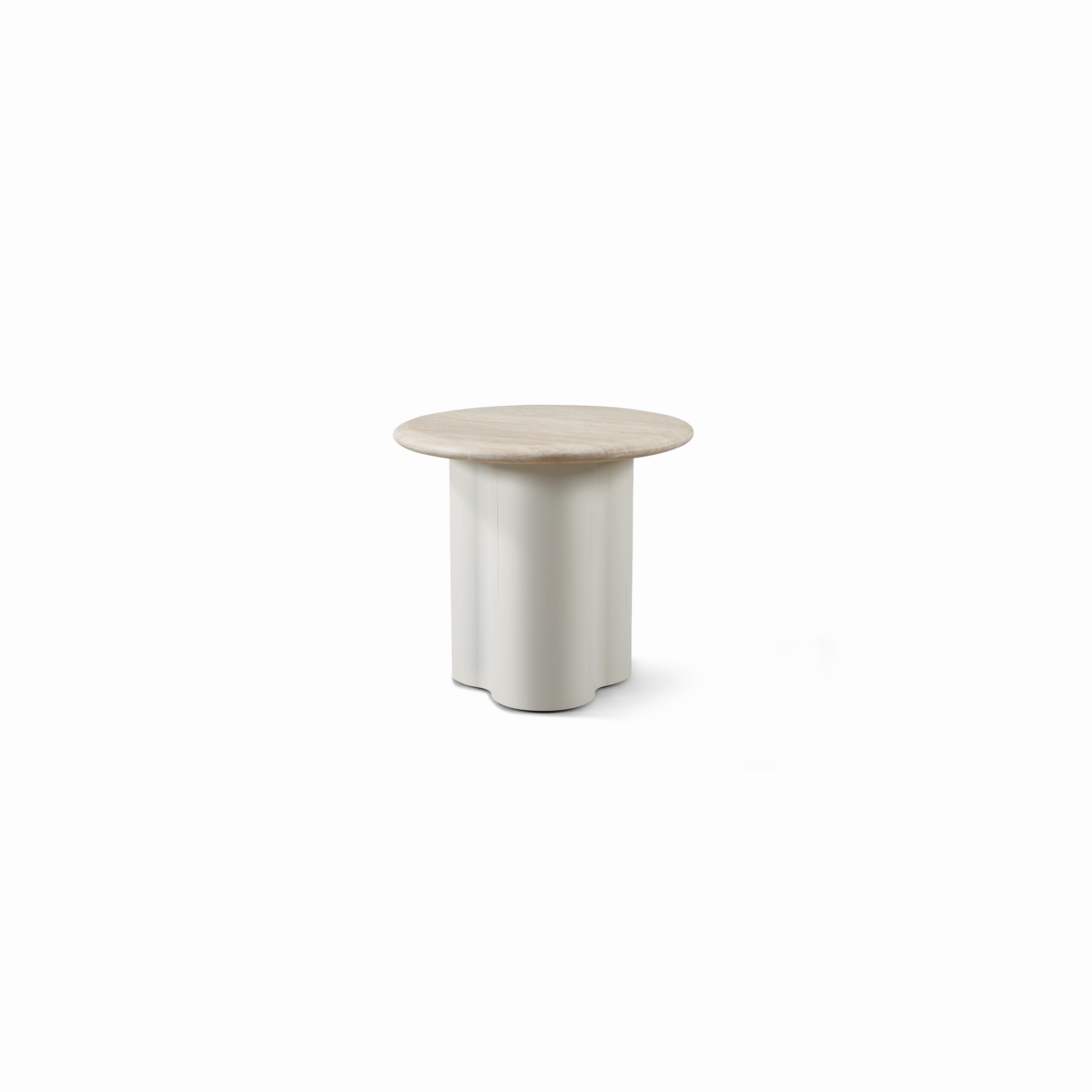 Porto Aluminum Round Side Table 22"outdoor side table for patio furniture